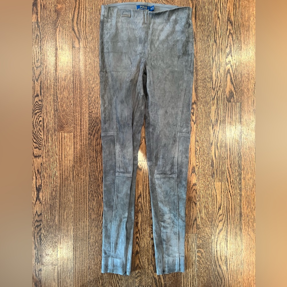 Polo Ralph Lauren genuine suede leggings